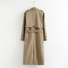 Load image into Gallery viewer, Women Casual Solid Color Double Breasted Outwear Fashion Sashes Office Coat