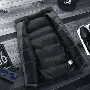 Mens Jackets Sleeveless Vest Winter Men's Warm Down Vest Homme Casual Thicken Waistcoat