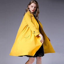 Load image into Gallery viewer, 2019 Loose Notched Full Sleeve Simple Fold Patchwork Thin Type Jacket