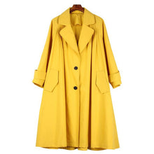 Load image into Gallery viewer, 2019 Loose Notched Full Sleeve Simple Fold Patchwork Thin Type Jacket