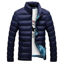 Load image into Gallery viewer, Winter Jacket Men 2019 Fashion Stand Collar Male Parka Jacket Mens Solid Thick Jackets