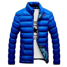 Load image into Gallery viewer, Winter Jacket Men 2019 Fashion Stand Collar Male Parka Jacket Mens Solid Thick Jackets