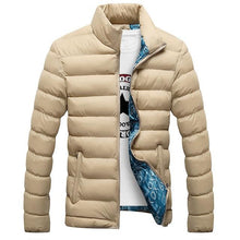 Load image into Gallery viewer, Winter Jacket Men 2019 Fashion Stand Collar Male Parka Jacket Mens Solid Thick Jackets