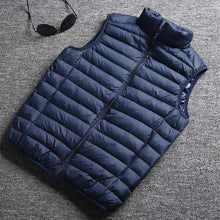 Load image into Gallery viewer, Winter New Men White Duck Down Vest Ultralight Sleeveless Vest Jacket