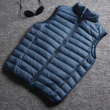 Load image into Gallery viewer, Winter New Men White Duck Down Vest Ultralight Sleeveless Vest Jacket