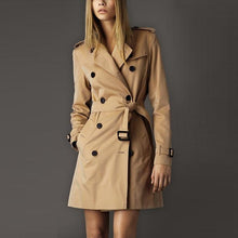 Load image into Gallery viewer, 2019 Winter Fashion Designer Brand Classic European Trench Coat