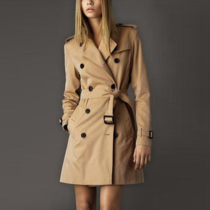 2019 Winter Fashion Designer Brand Classic European Trench Coat