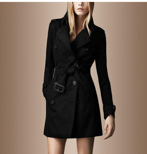 2019 Winter Fashion Designer Brand Classic European Trench Coat