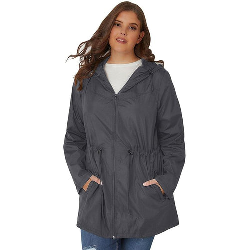2019 Trench Hooded Outwear Woman Spring Autumn Lightweight Ladies Long Windbreaker Coats