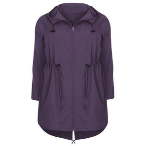 2019 Trench Hooded Outwear Woman Spring Autumn Lightweight Ladies Long Windbreaker Coats