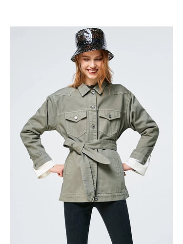 2019 Women's Loose Fit Casual Denim Jacket