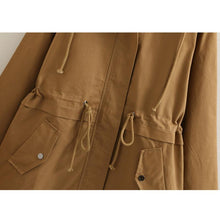 Load image into Gallery viewer, 2019 Female Windbreaker Coats Long Hooded Outerwear Loose Spring Autumn Trench Coat Women Tops