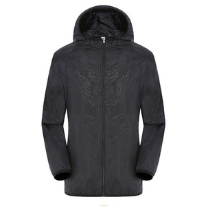 Men's Women Casual Jackets Candy Color Windproof Ultra-Light Rainproof Windbreaker Hooded Coat