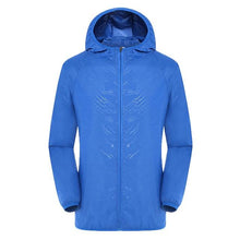 Load image into Gallery viewer, Men&#39;s Women Casual Jackets Candy Color Windproof Ultra-Light Rainproof Windbreaker Hooded Coat