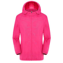 Load image into Gallery viewer, Men&#39;s Women Casual Jackets Candy Color Windproof Ultra-Light Rainproof Windbreaker Hooded Coat