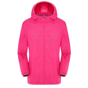 Men's Women Casual Jackets Candy Color Windproof Ultra-Light Rainproof Windbreaker Hooded Coat