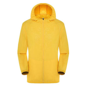 Men's Women Casual Jackets Candy Color Windproof Ultra-Light Rainproof Windbreaker Hooded Coat